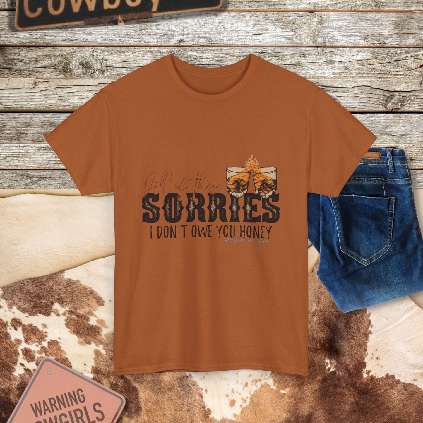Sorries Drinking Comfy Tee