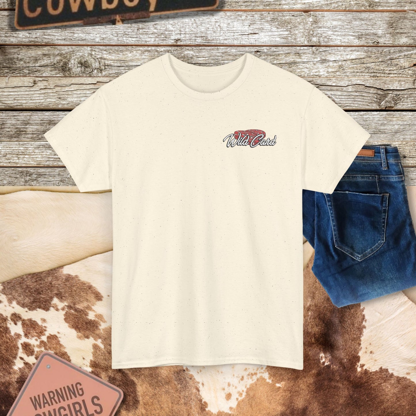 Boho Western Tee Shirt - Wild Card