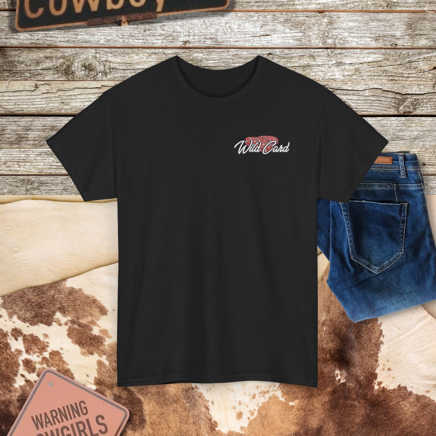 Boho Western Tee Shirt - Wild Card