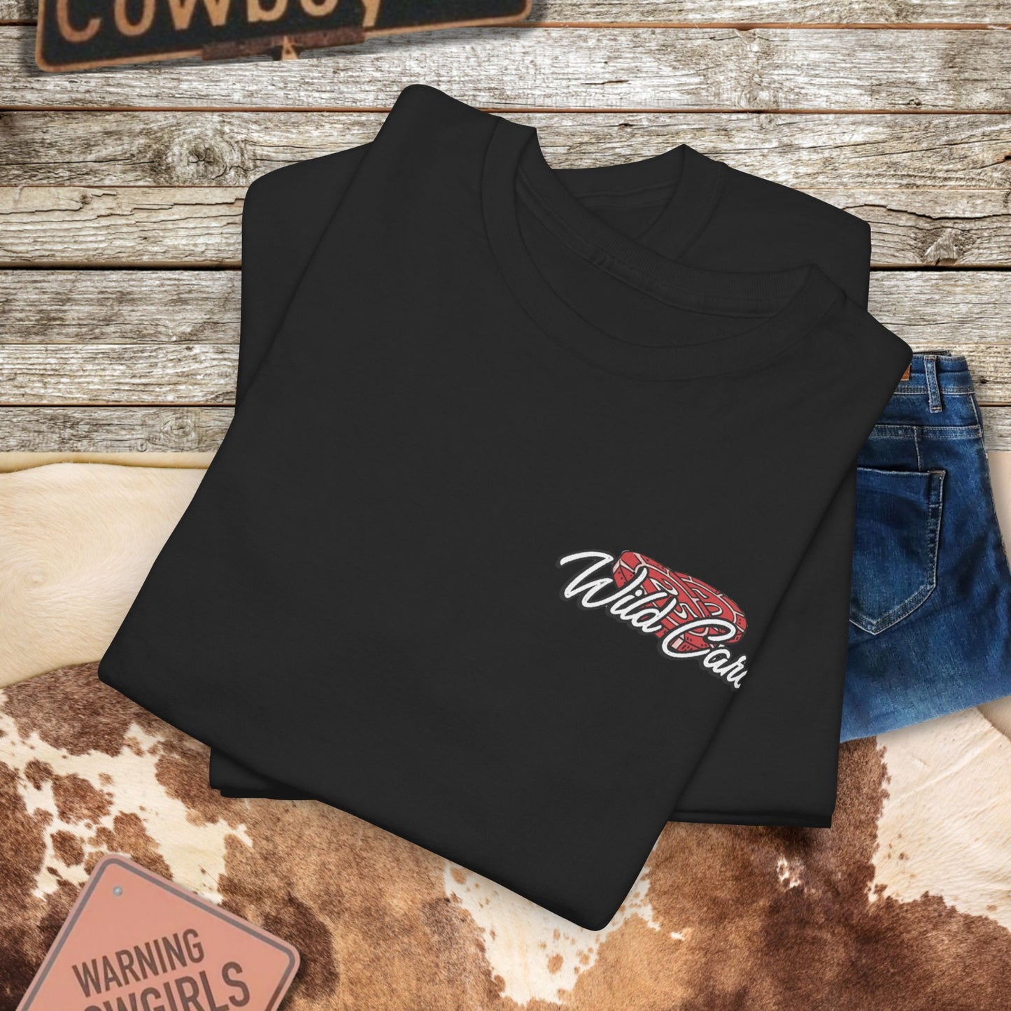 Boho Western Tee Shirt - Wild Card