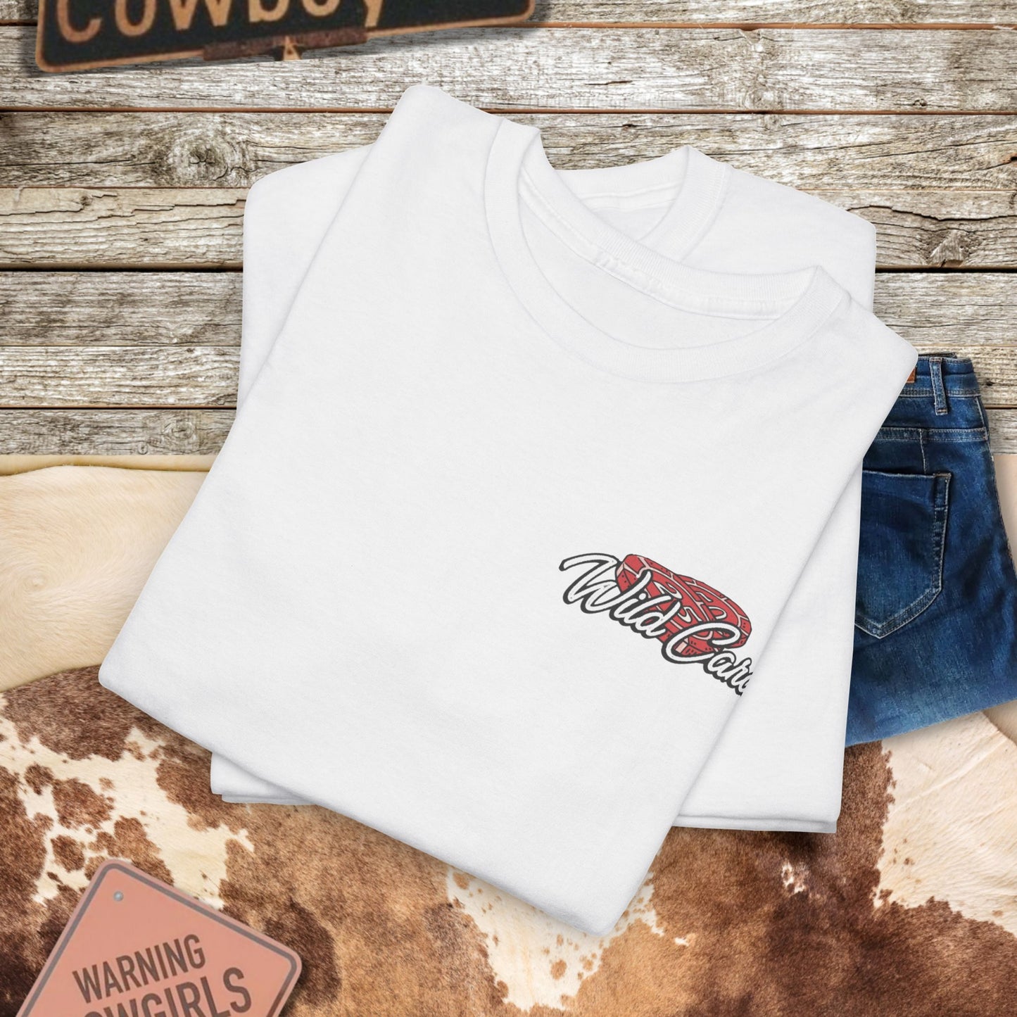 Boho Western Tee Shirt - Wild Card
