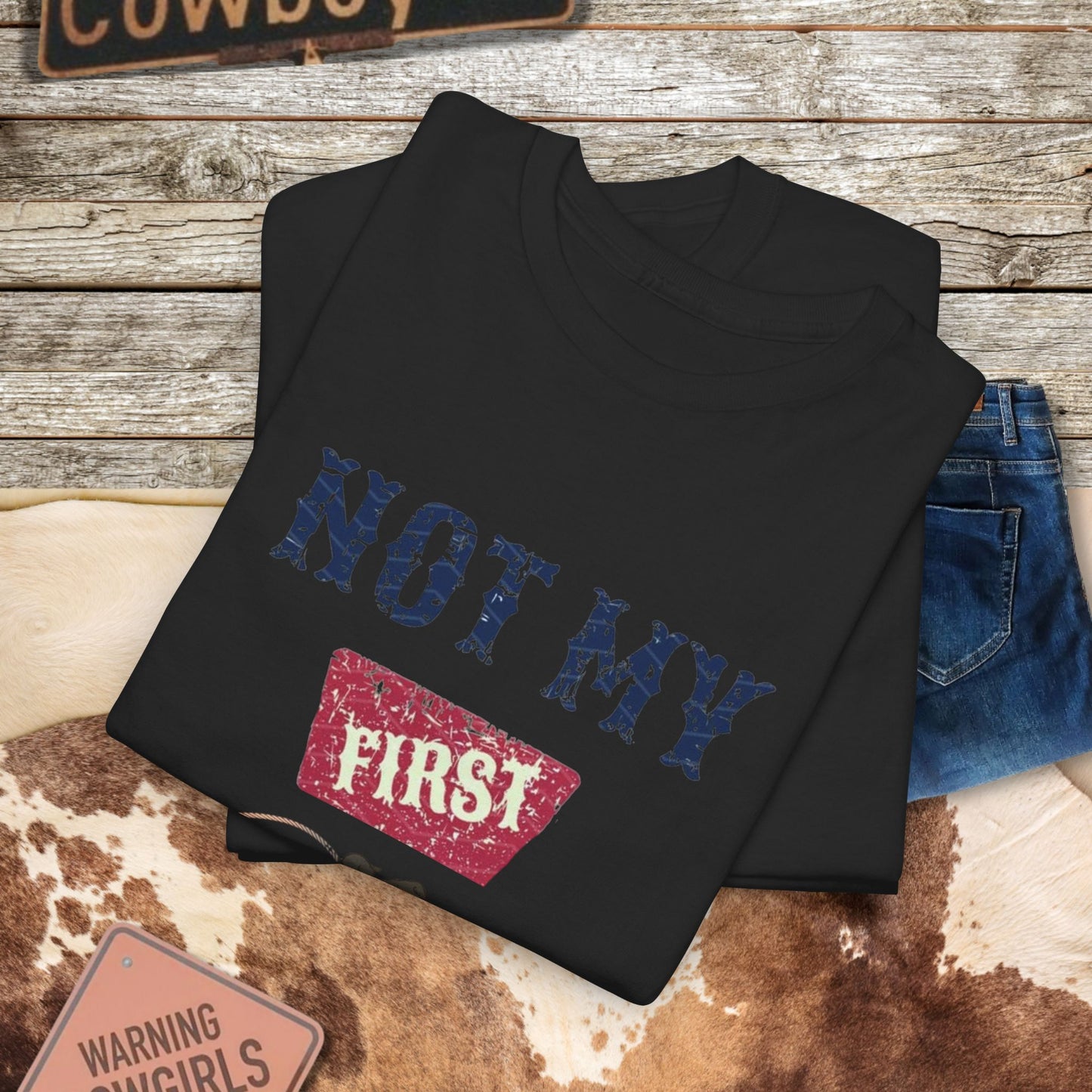 Western Redbull Roping Tee