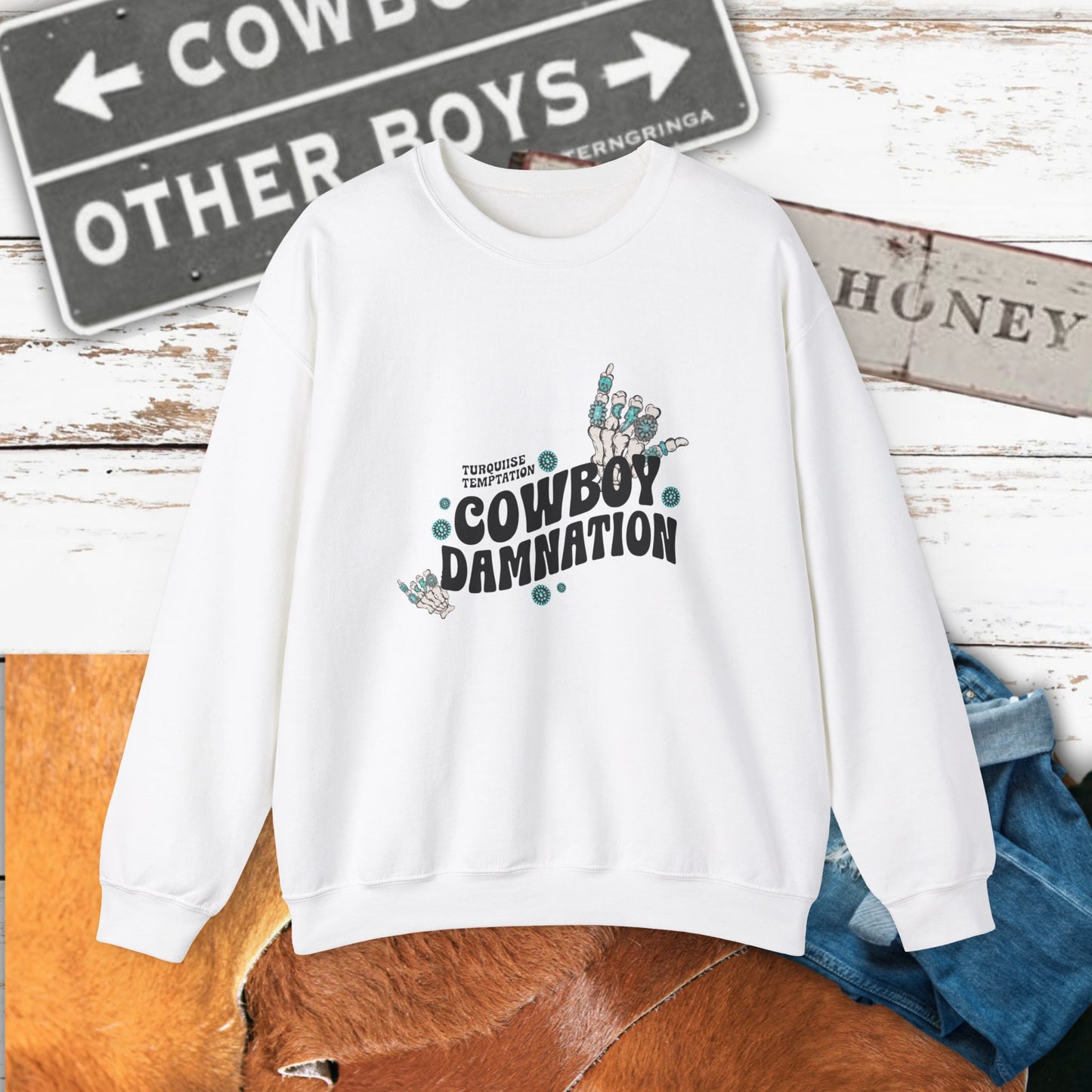 Cowboy Damnation Crewneck