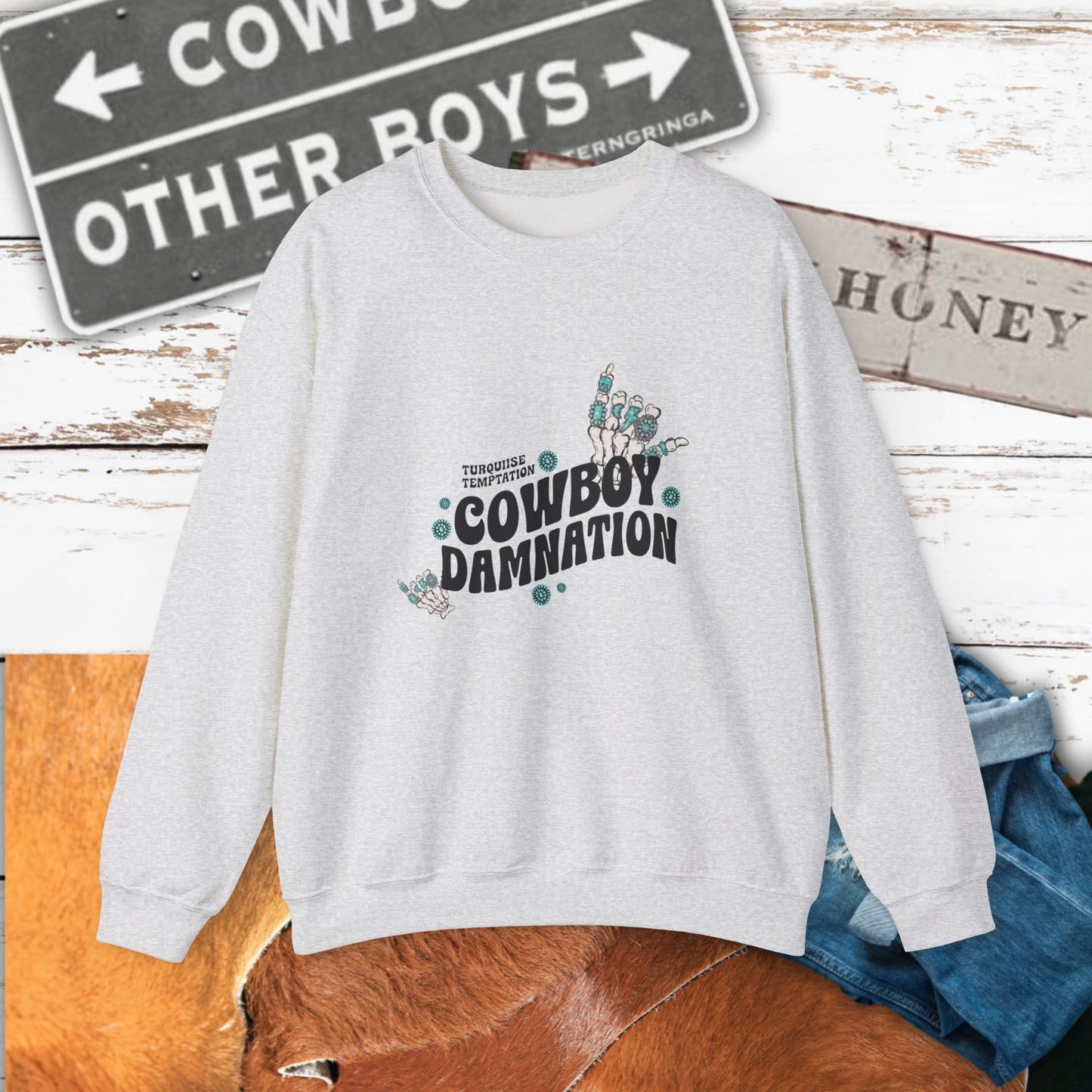 Cowboy Damnation Crewneck