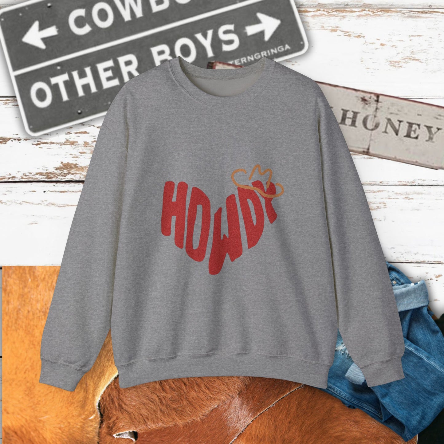 Howdy Western Crewneck