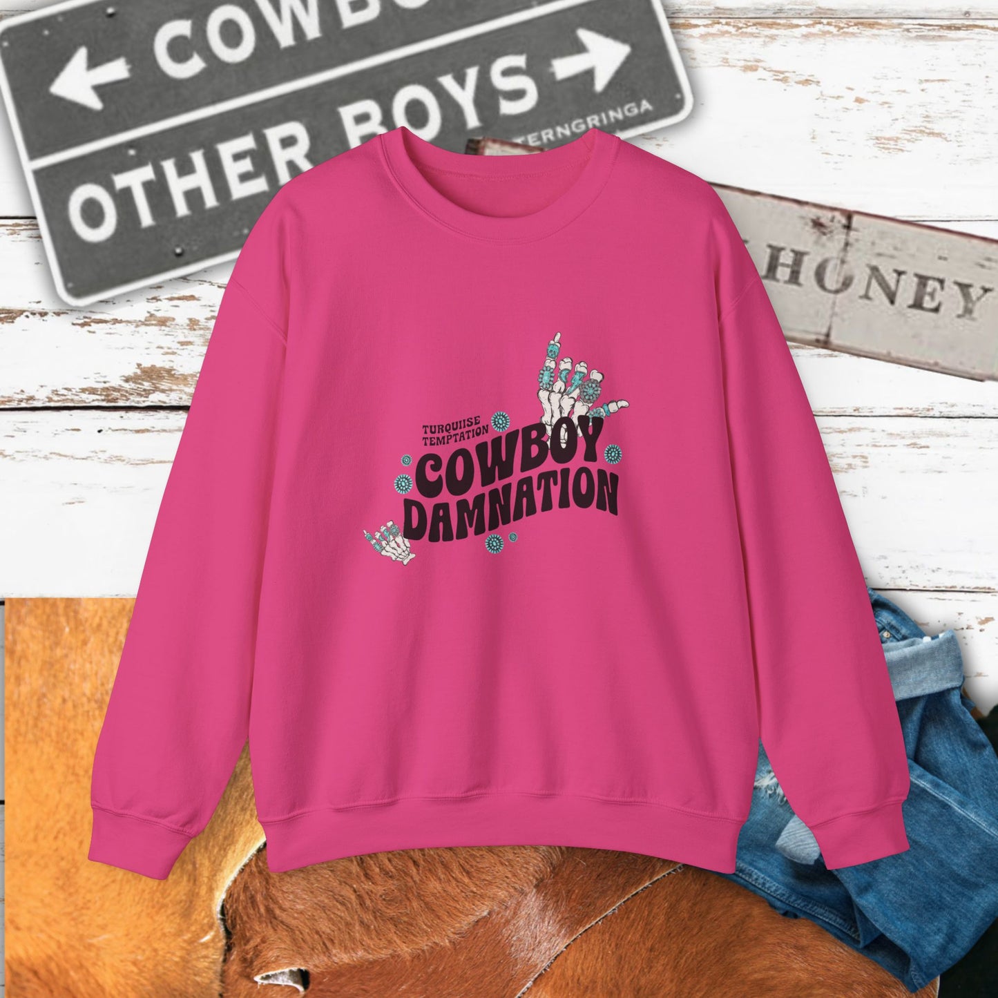 Cowboy Damnation Crewneck