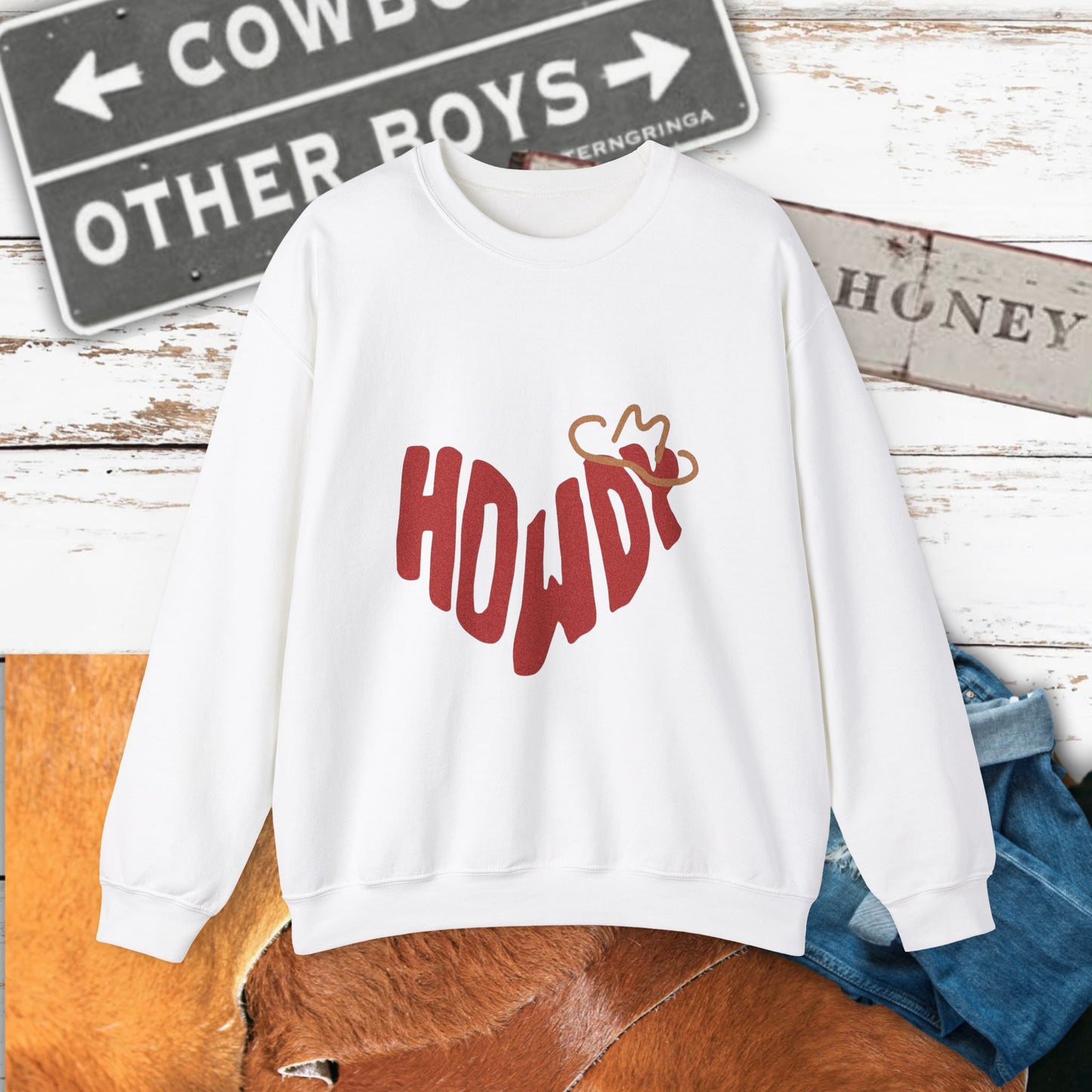 Howdy Western Crewneck