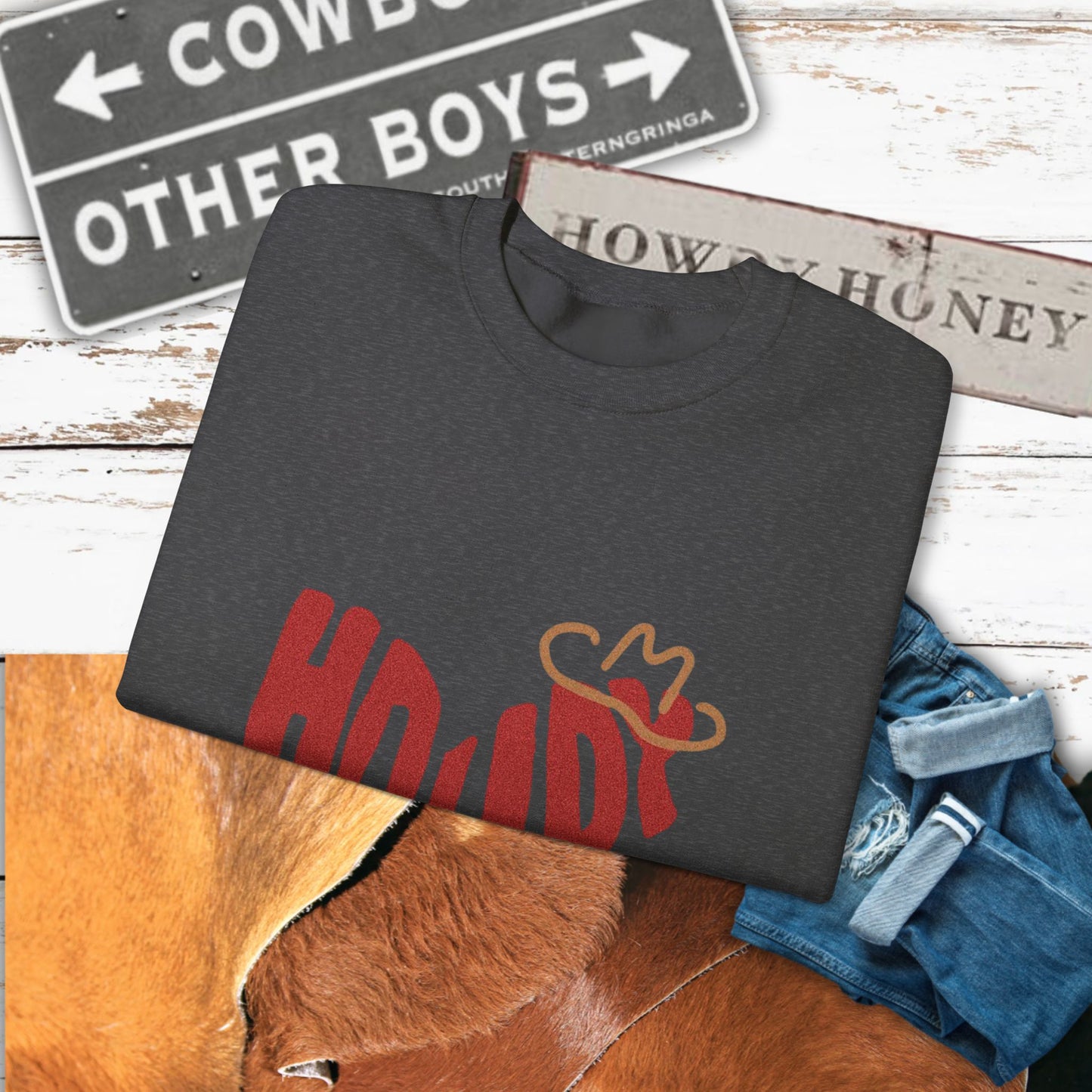 Howdy Western Crewneck