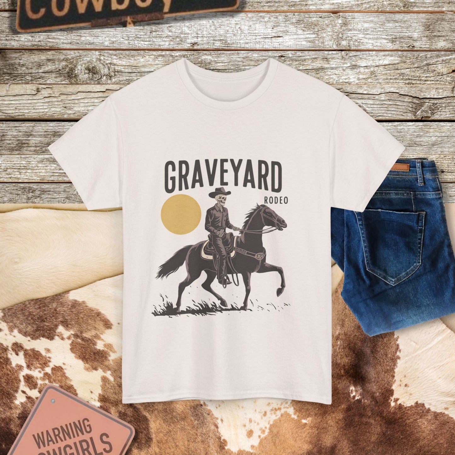 Skeleton Rodeo Tee