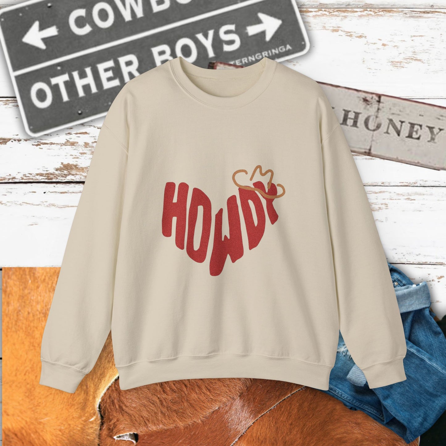 Howdy Western Crewneck