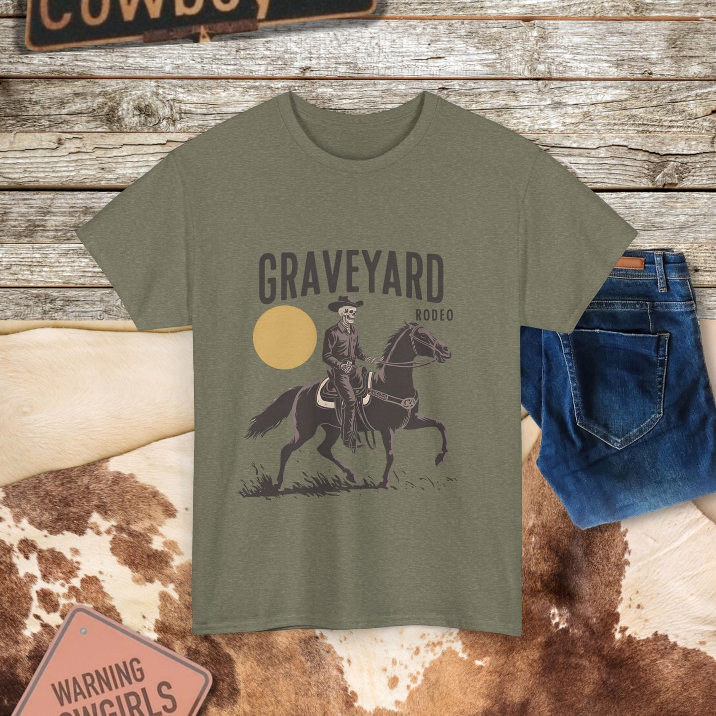 Skeleton Rodeo Tee