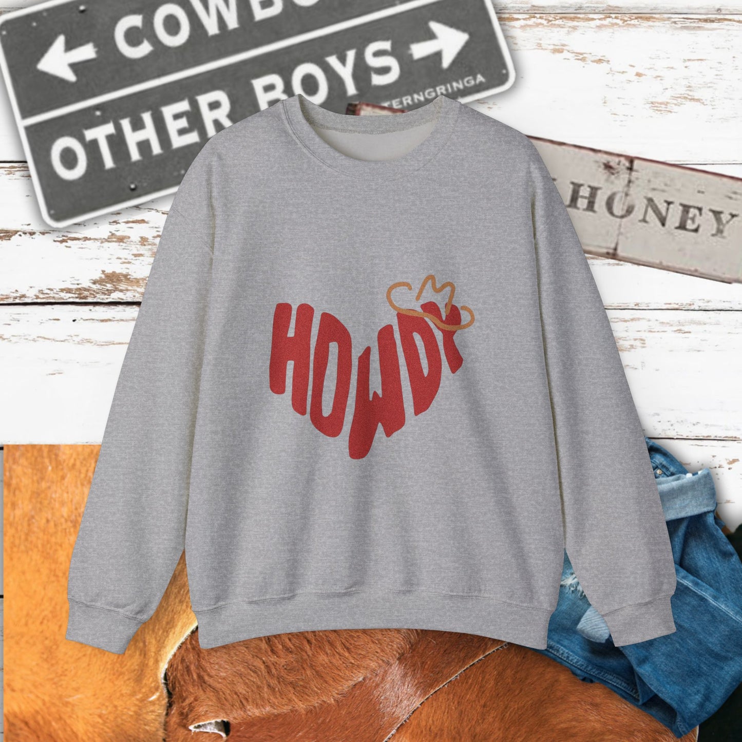 Howdy Western Crewneck