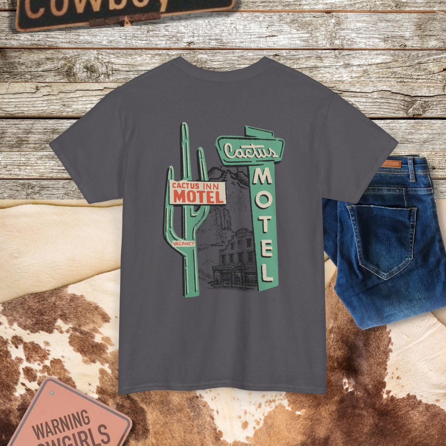 Western Cactus Motel Tee