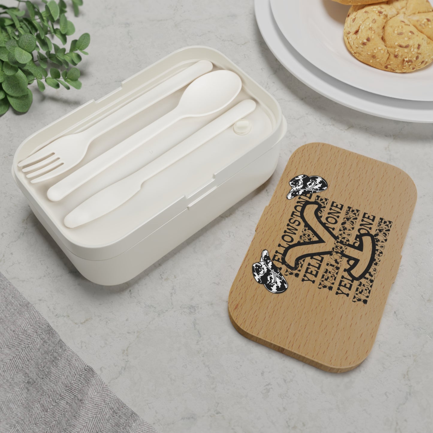 Yellowstone Bento Lunch Box - Eco-Friendly Meal Prep Container