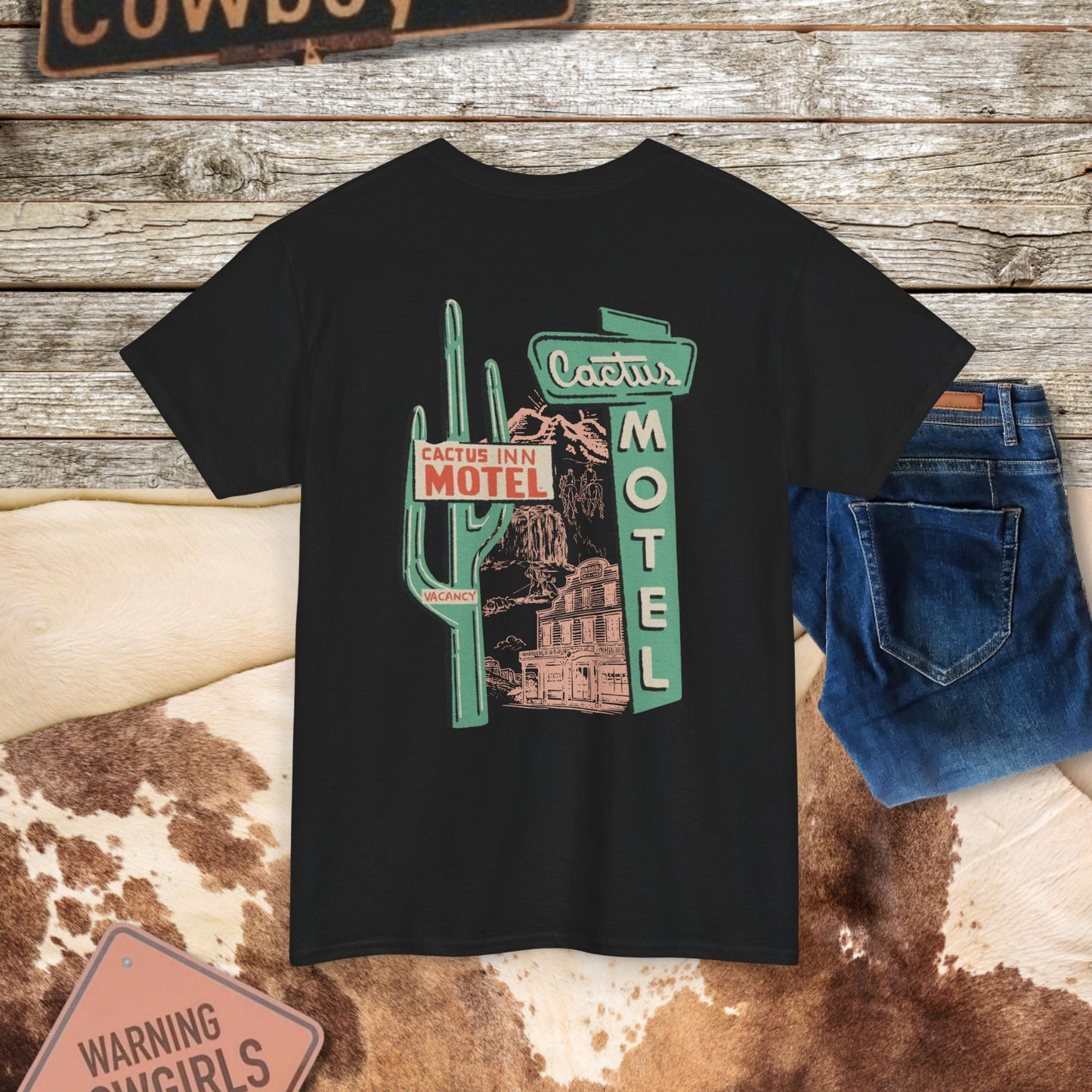 Western Cactus Motel Tee