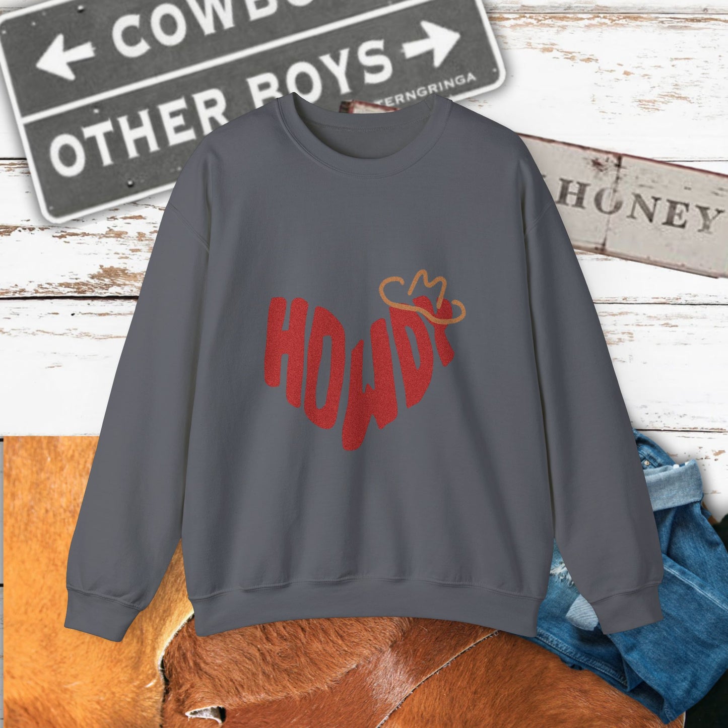 Howdy Western Crewneck