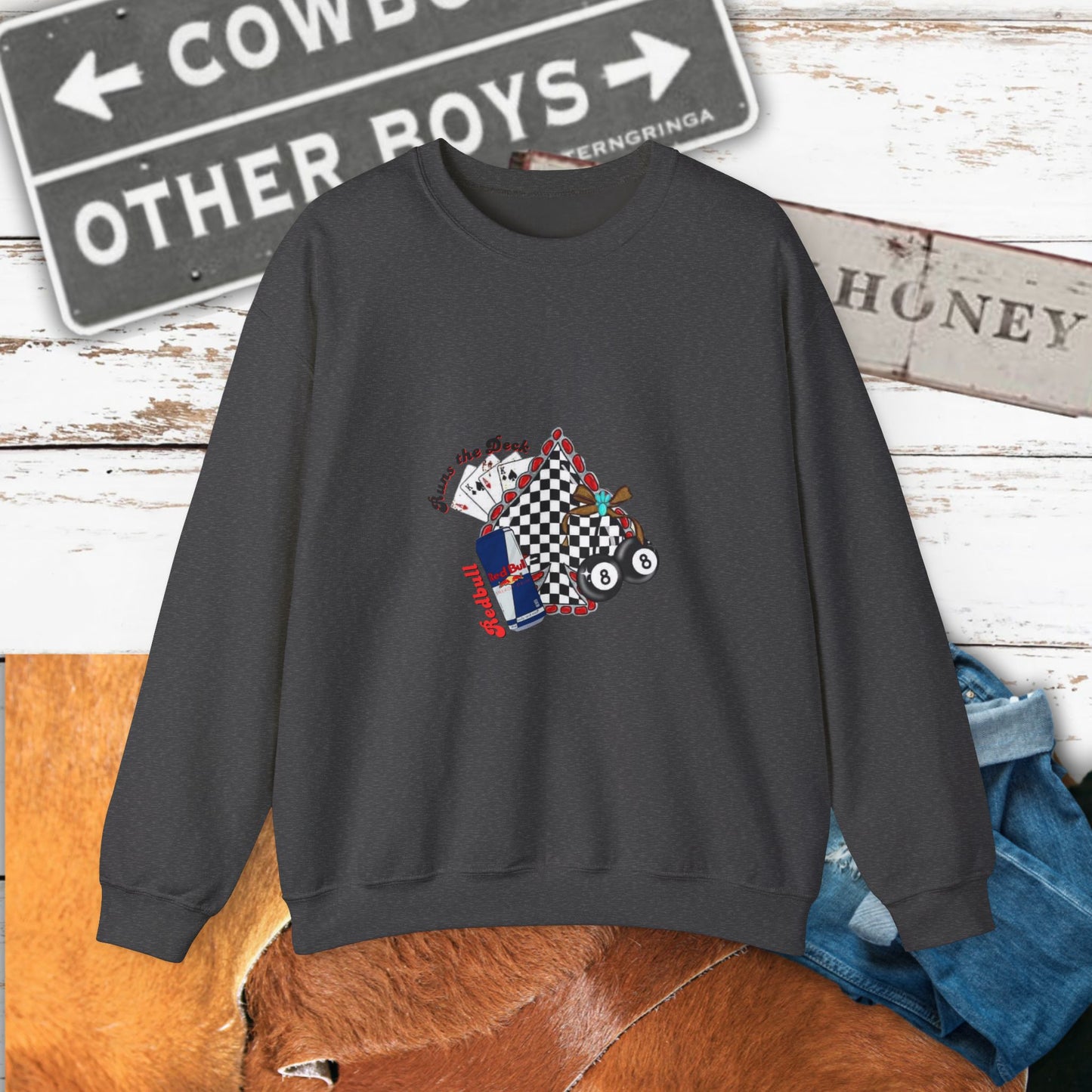 Redbull Checkered Crewneck