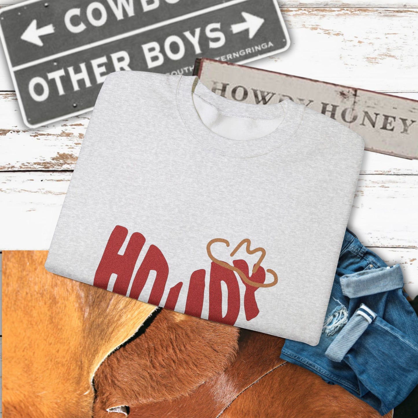 Howdy Western Crewneck