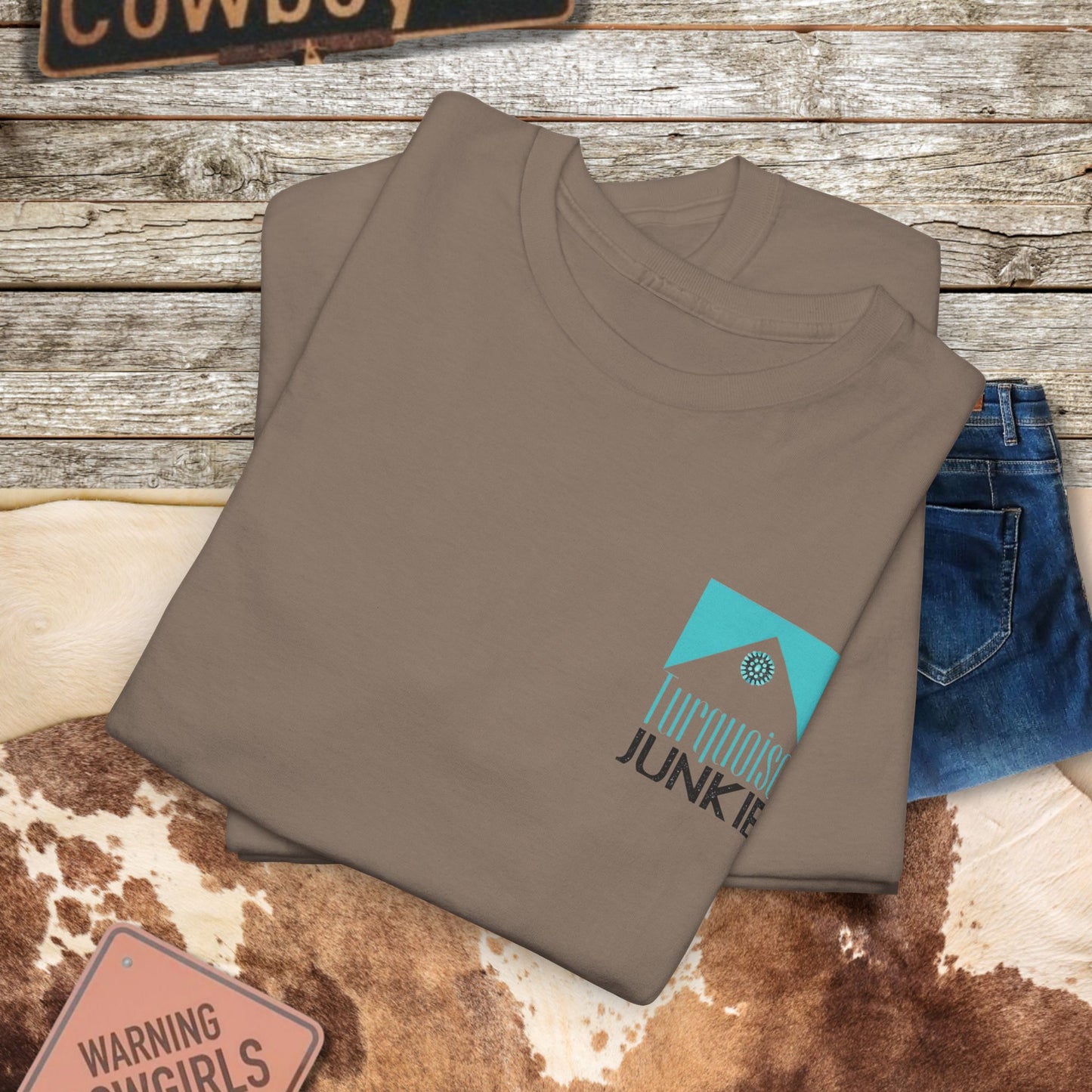 Turquoise Junkie Tee