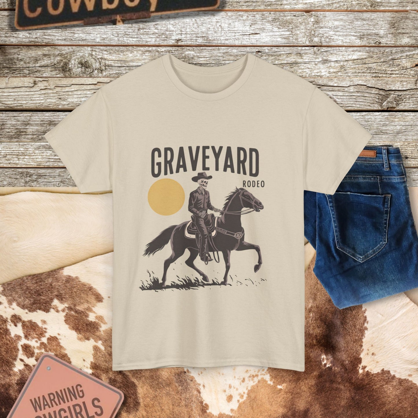 Skeleton Rodeo Tee