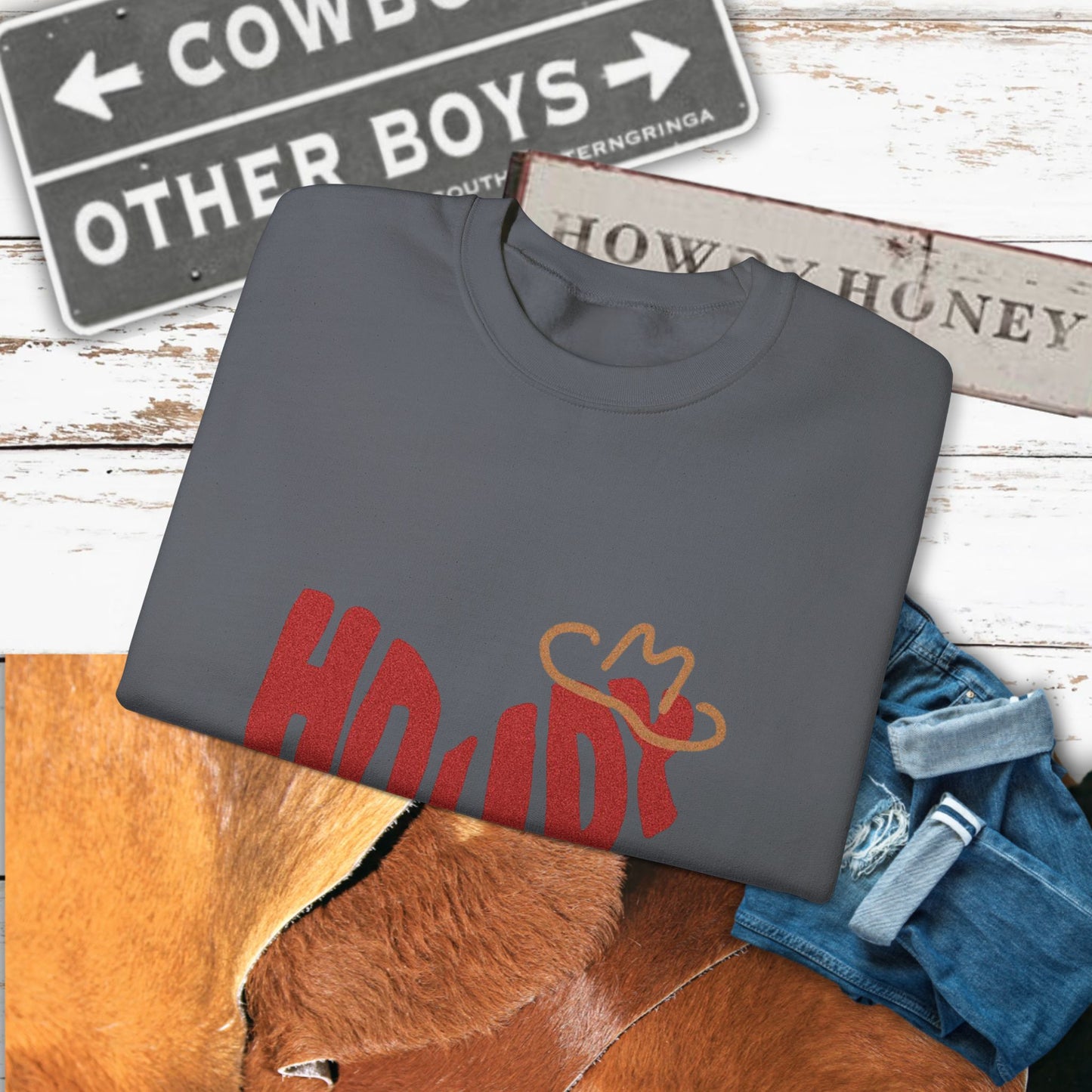 Howdy Western Crewneck