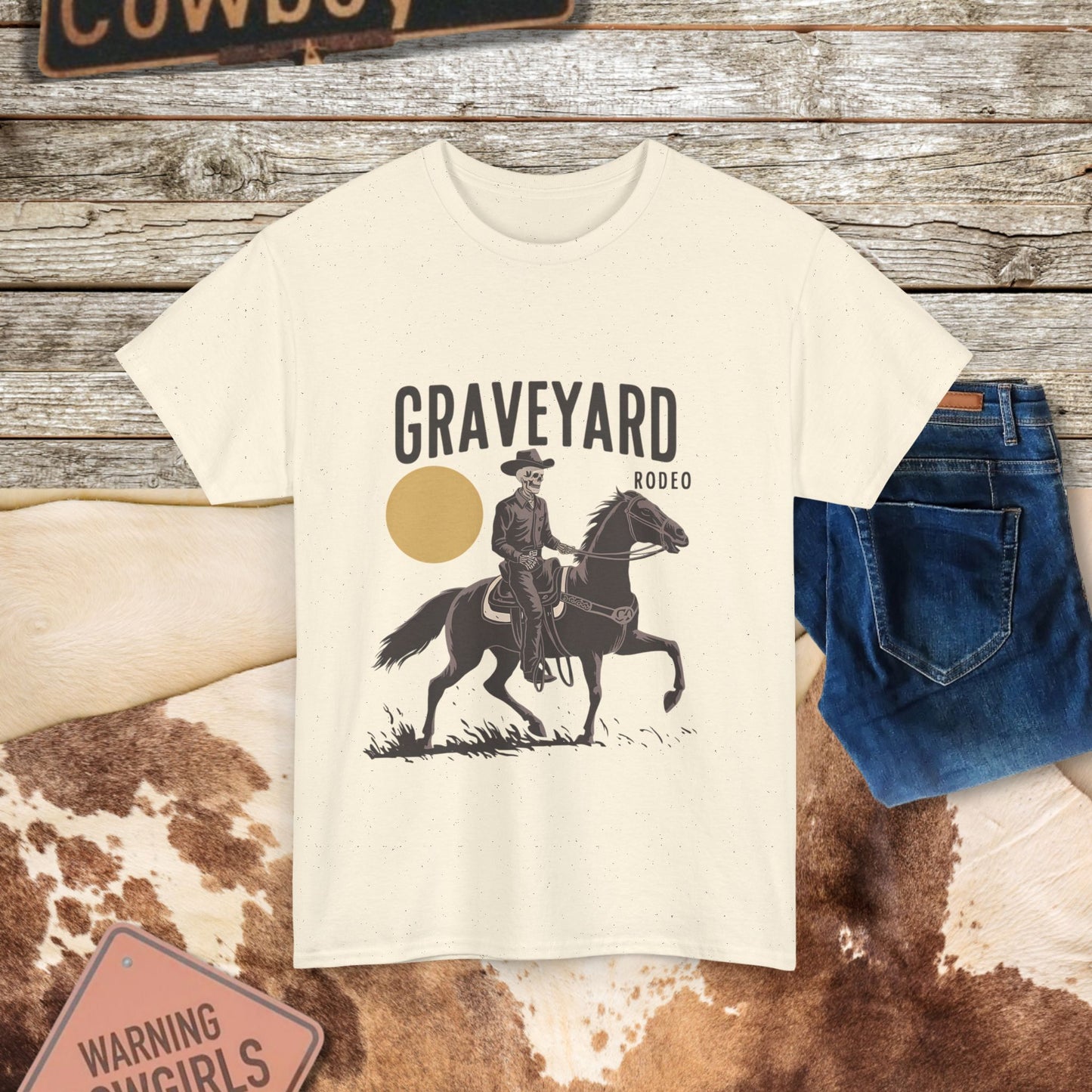 Skeleton Rodeo Tee