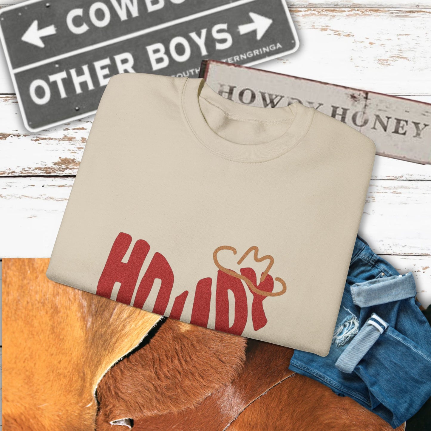 Howdy Western Crewneck