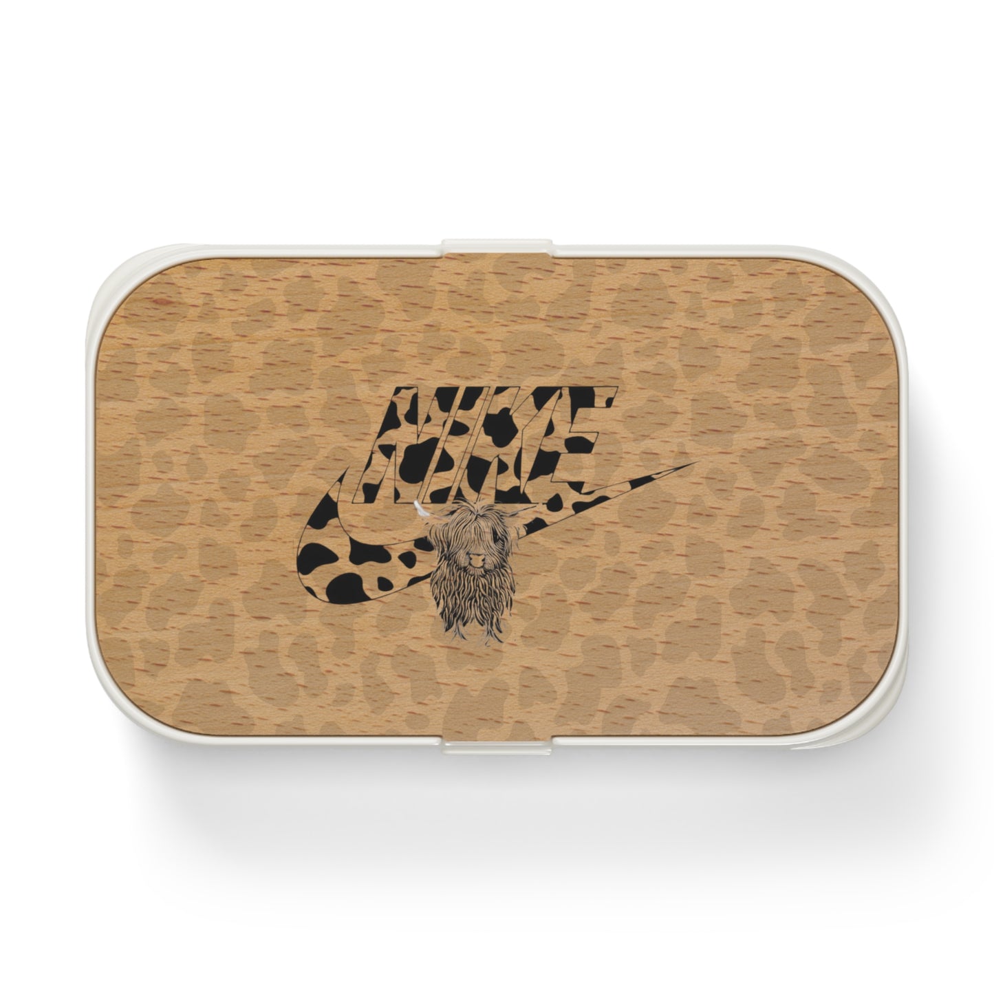 Highland Cow Print Bento Lunch Box - Stylish & Functional Meal Prep Container