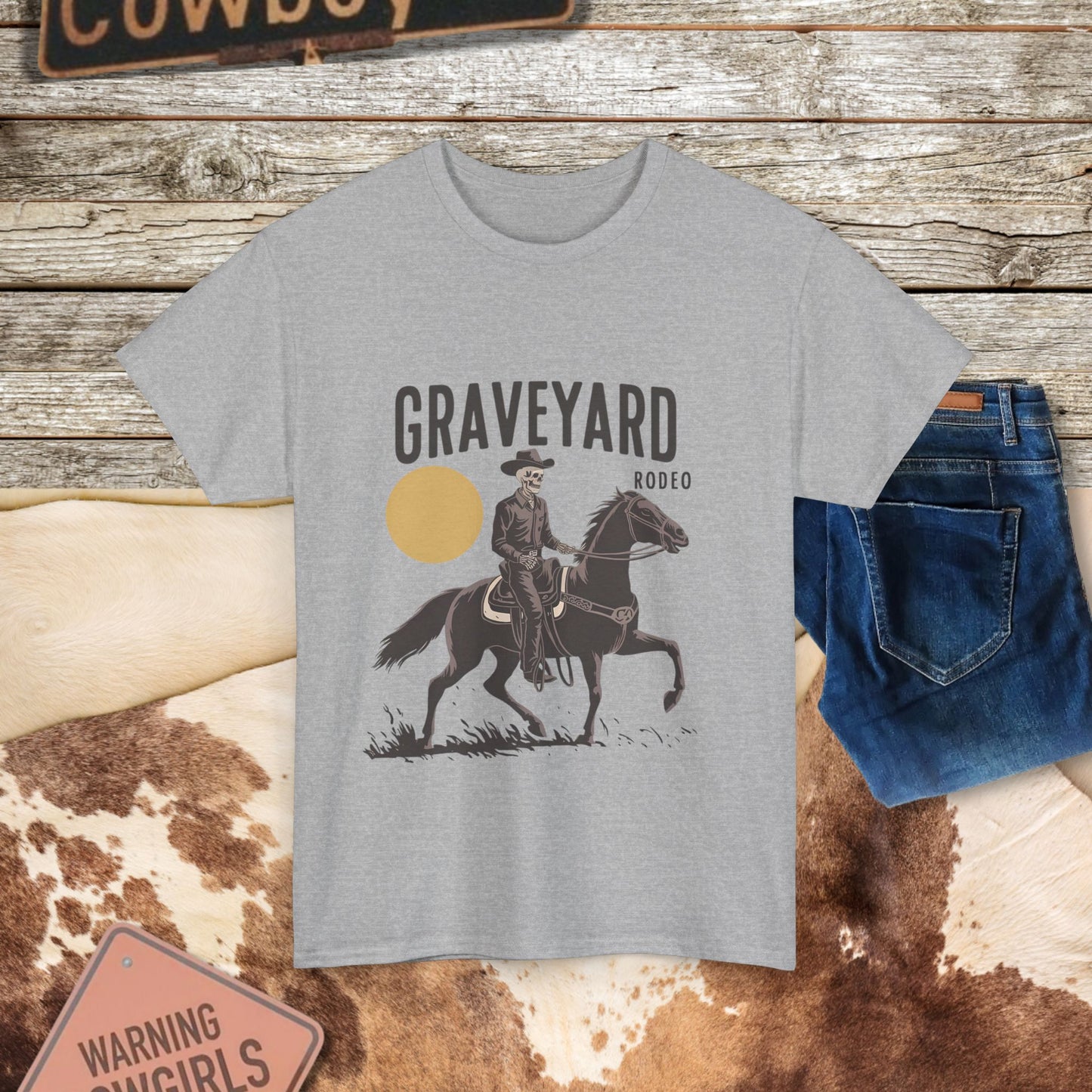 Skeleton Rodeo Tee