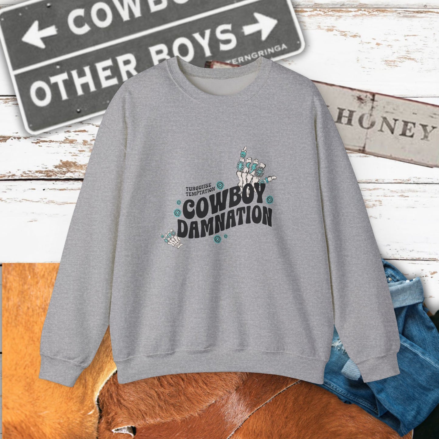 Cowboy Damnation Crewneck