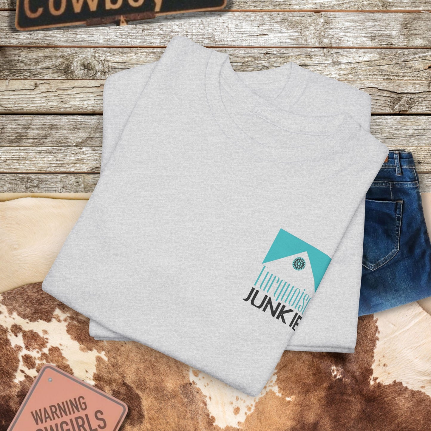 Turquoise Junkie Tee