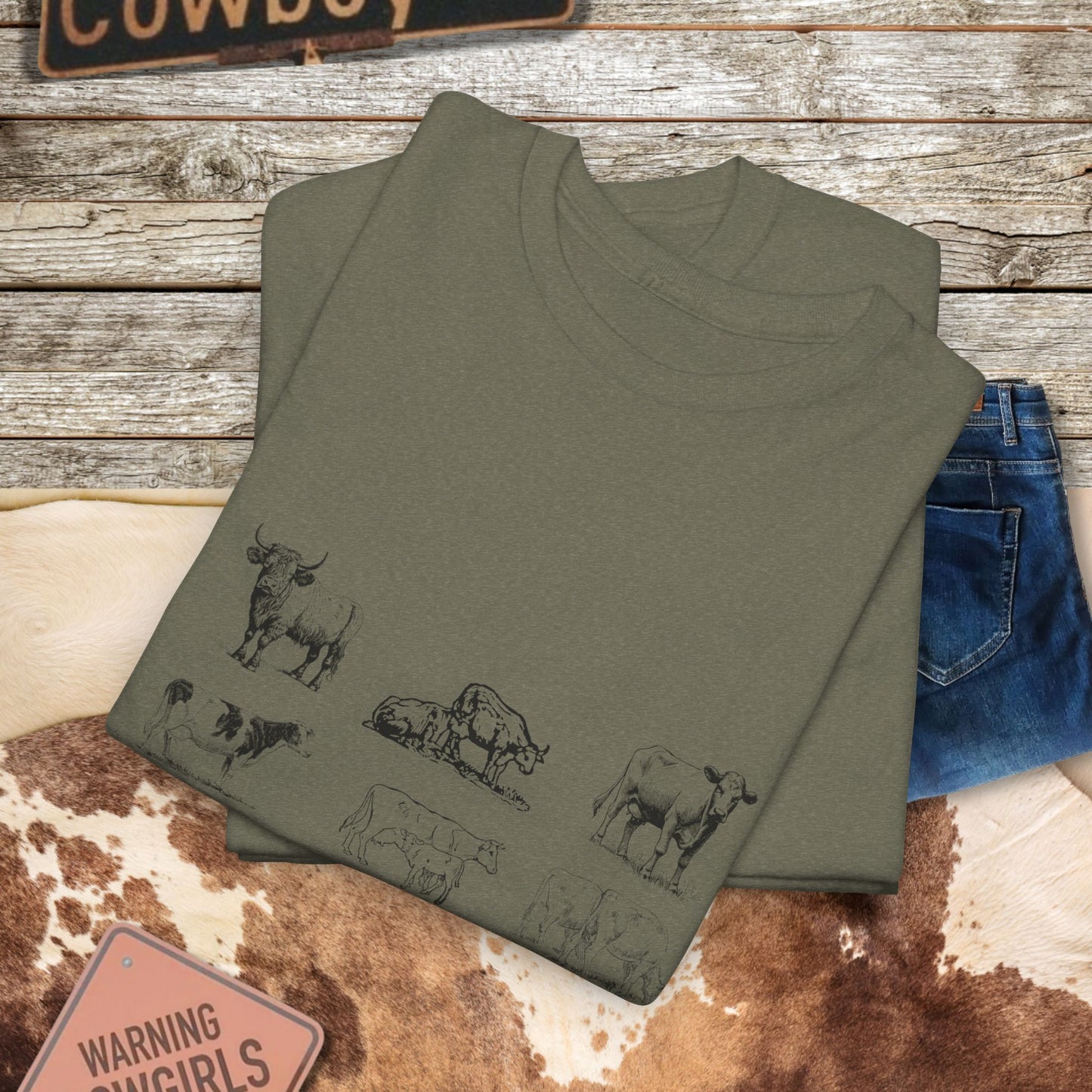 Homestead Hustle Tee - Country Life Tee for Farm Enthusiasts