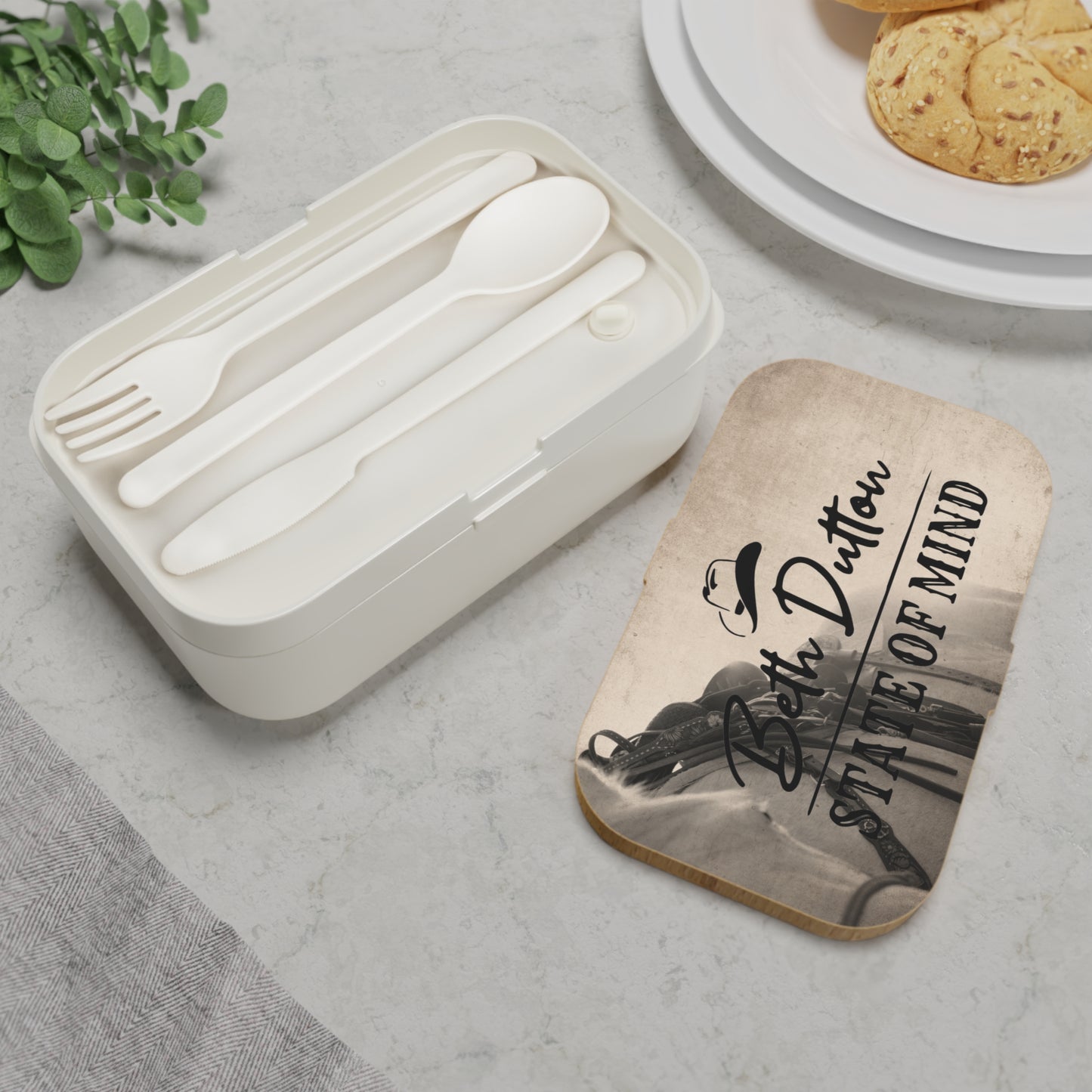 Beth Dutton Horse Bento Lunch Box - 'Beth Dutton STATE OF MIND' Design