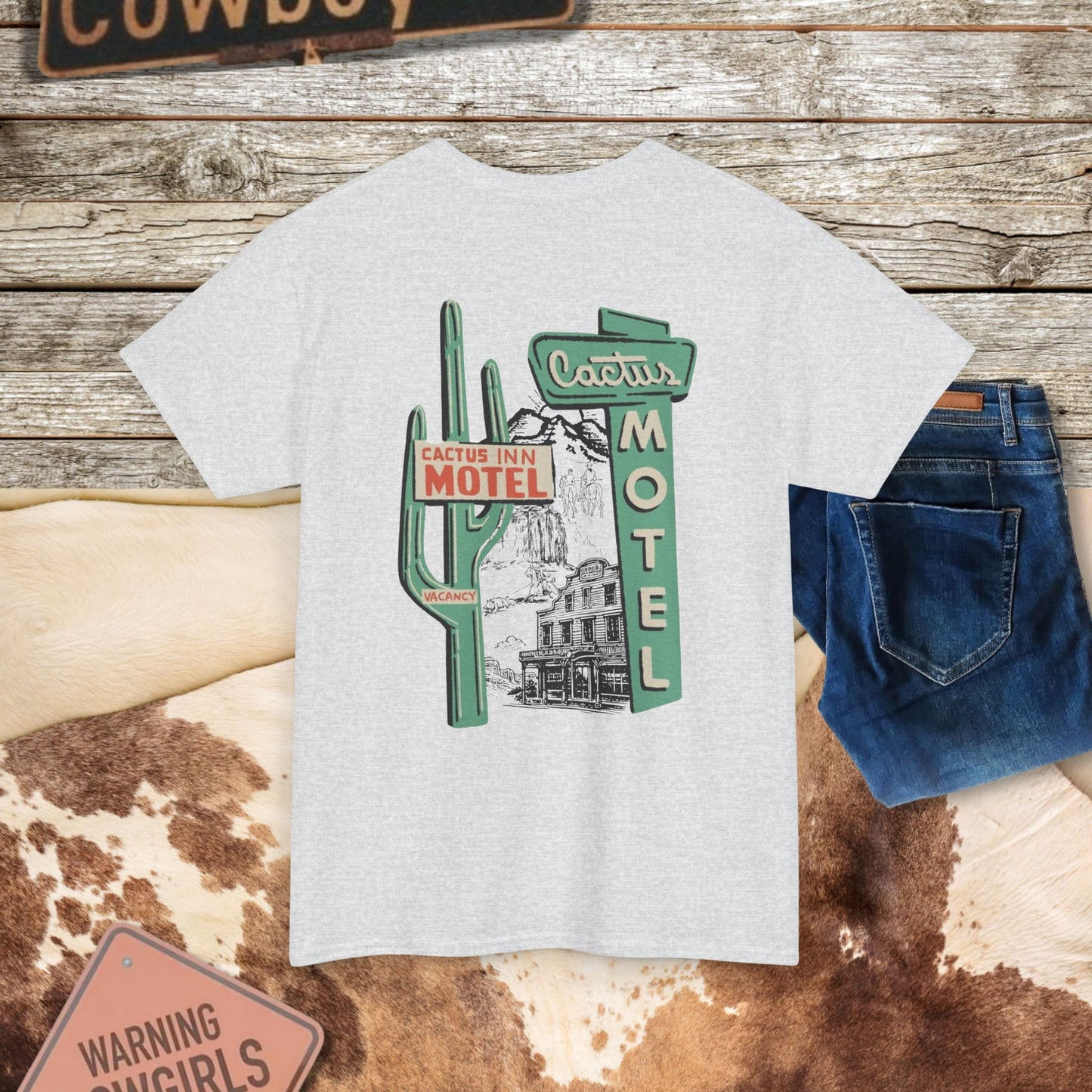 Western Cactus Motel Tee