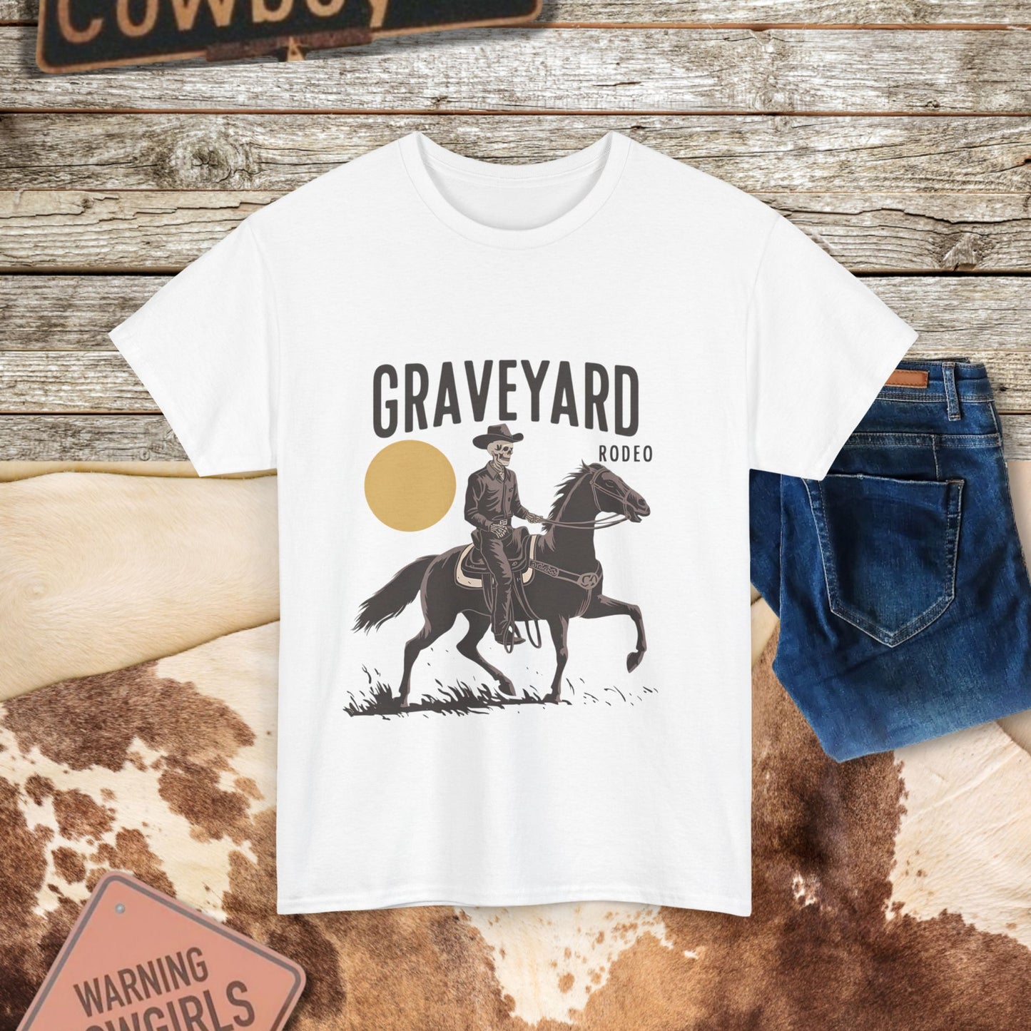 Skeleton Rodeo Tee