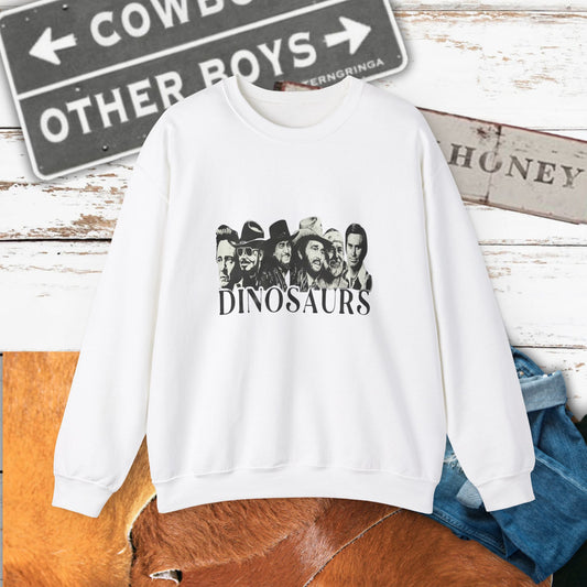 Country Vintage Dinosaurs Crewneck