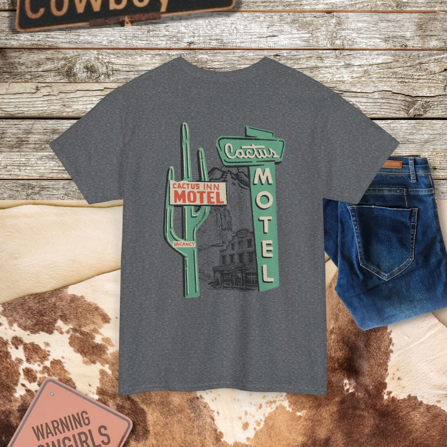 Western Cactus Motel Tee