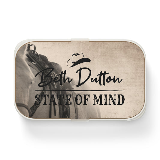 Beth Dutton Horse Bento Lunch Box - 'Beth Dutton STATE OF MIND' Design