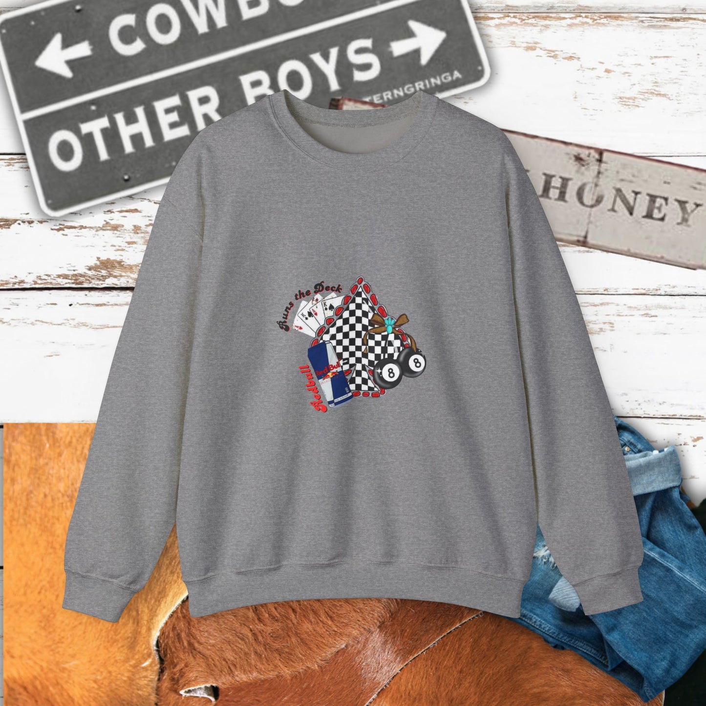 Redbull Checkered Crewneck